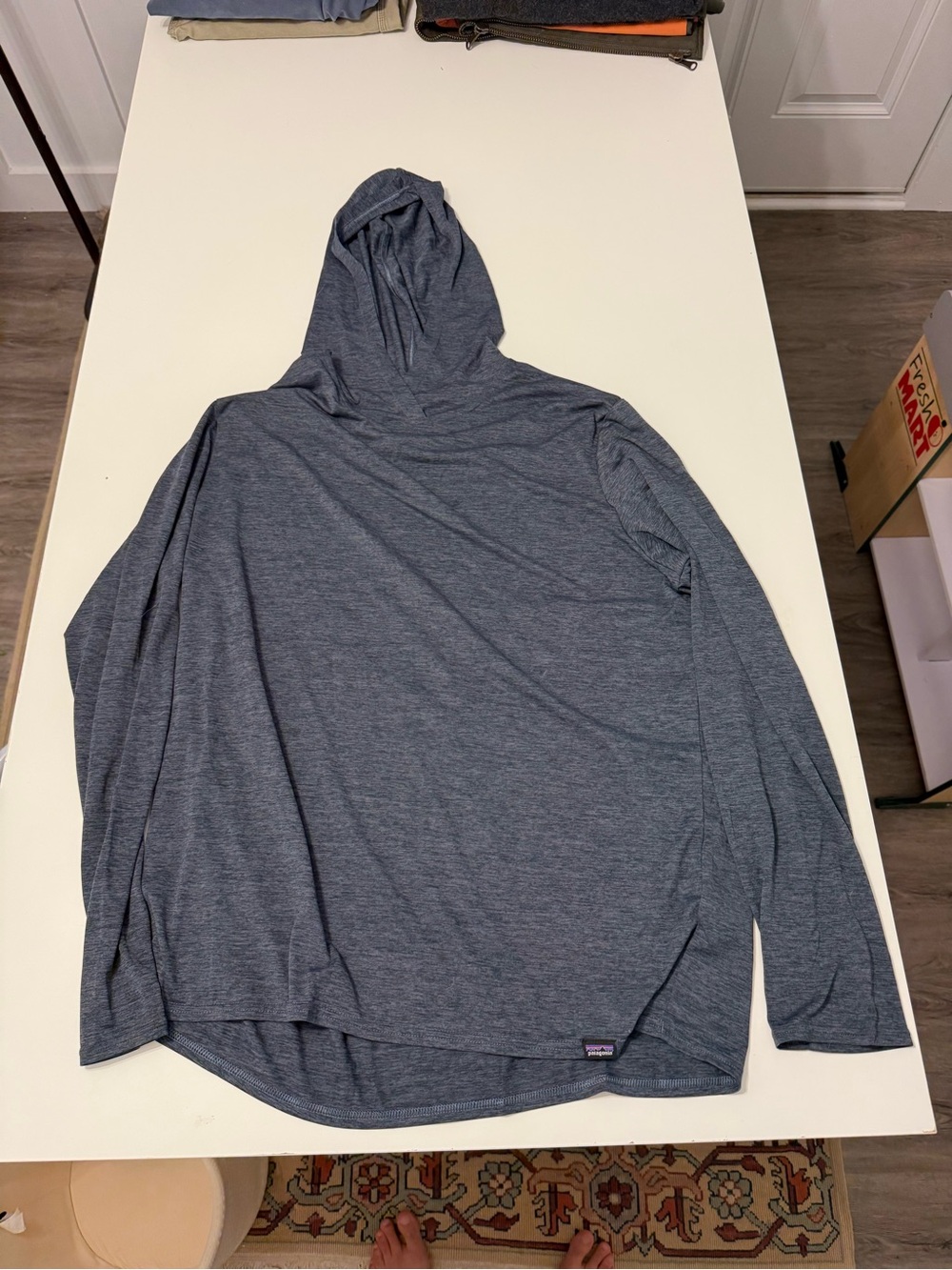 Patagonia Men's Hooded Long-Sleeve Shirt - Heather Gray